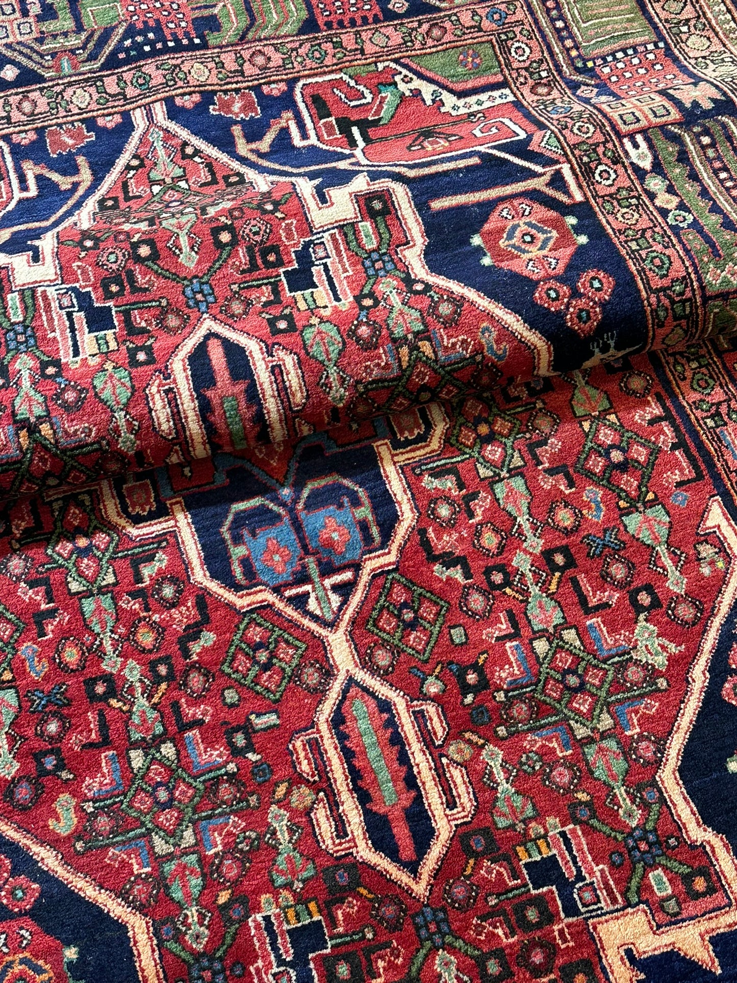 Orientteppich handgeknüpft Bidjar Naturfarben 295x160 cm