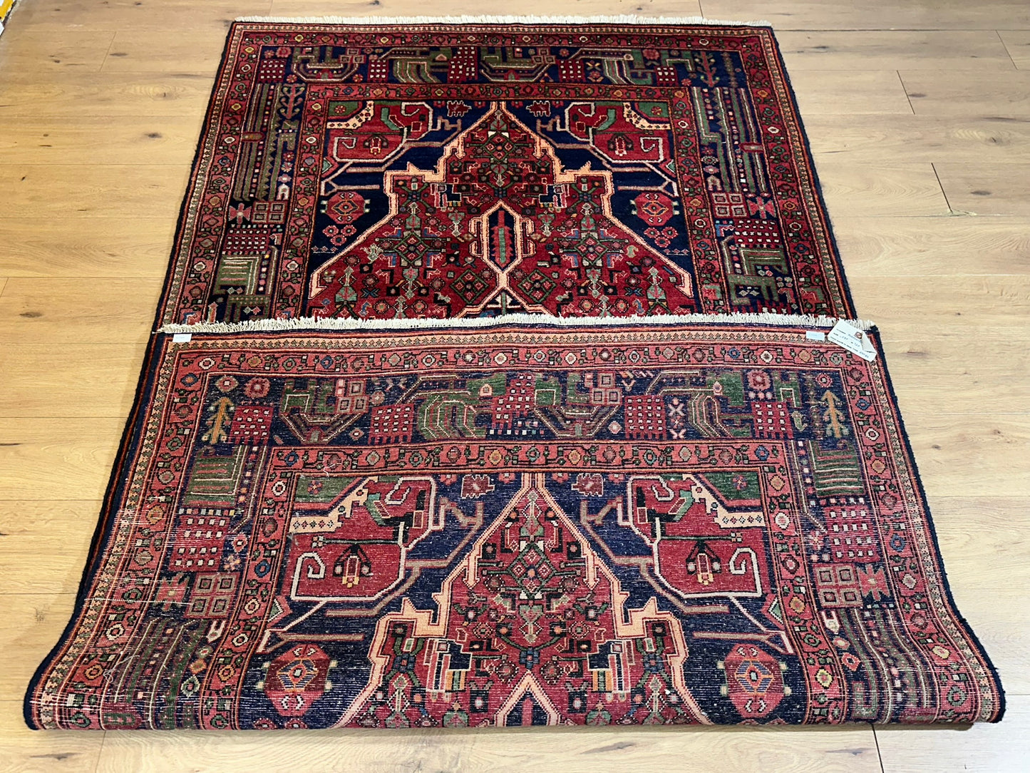 Orientteppich handgeknüpft Bidjar Naturfarben 295x160 cm