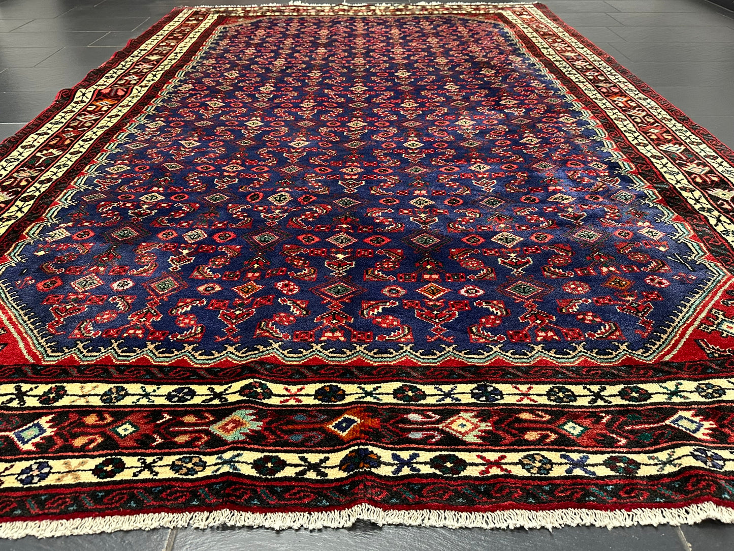Orientteppich handgeknüpft Hamadan 308x212 cm