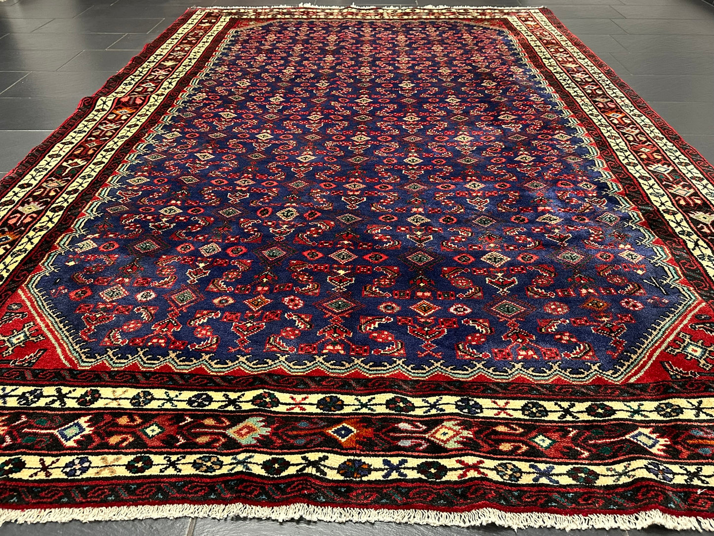 Orientteppich handgeknüpft Hamadan 308x212 cm