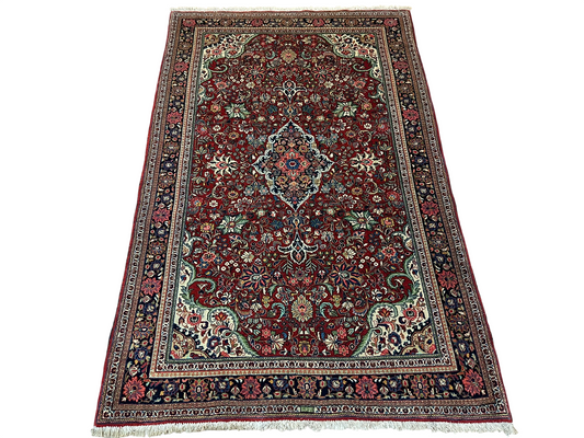 Orientteppich handgeknüpft 185x120 cm antik Sarouqh signiert