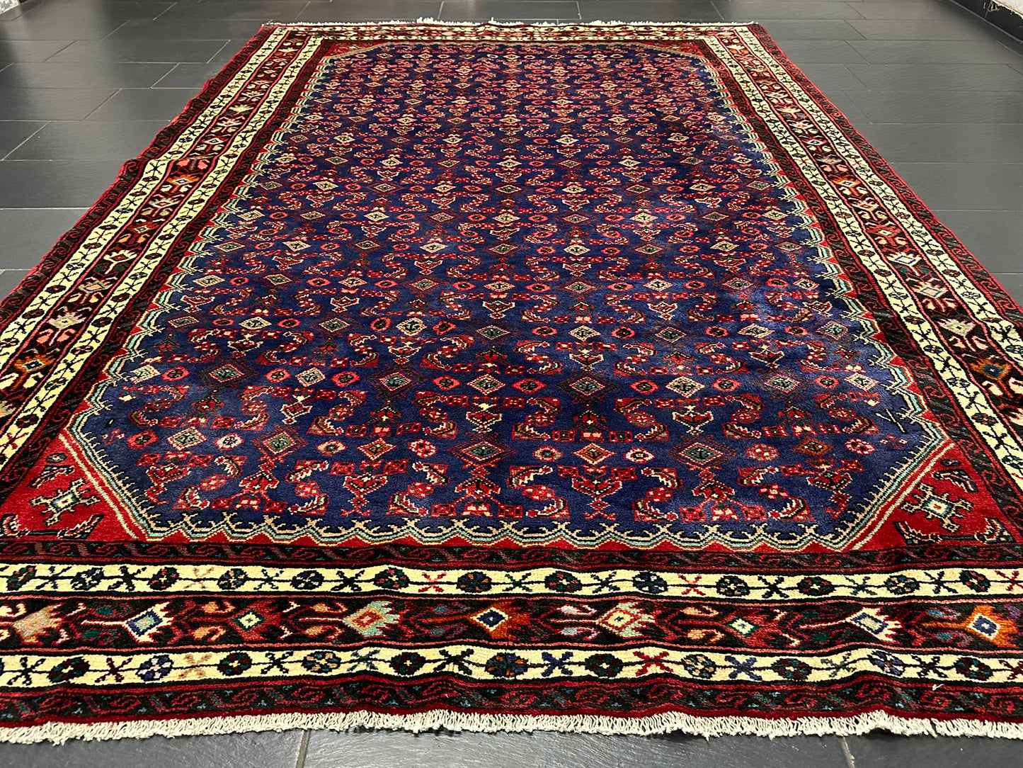 Orientteppich handgeknüpft Hamadan 308x212 cm