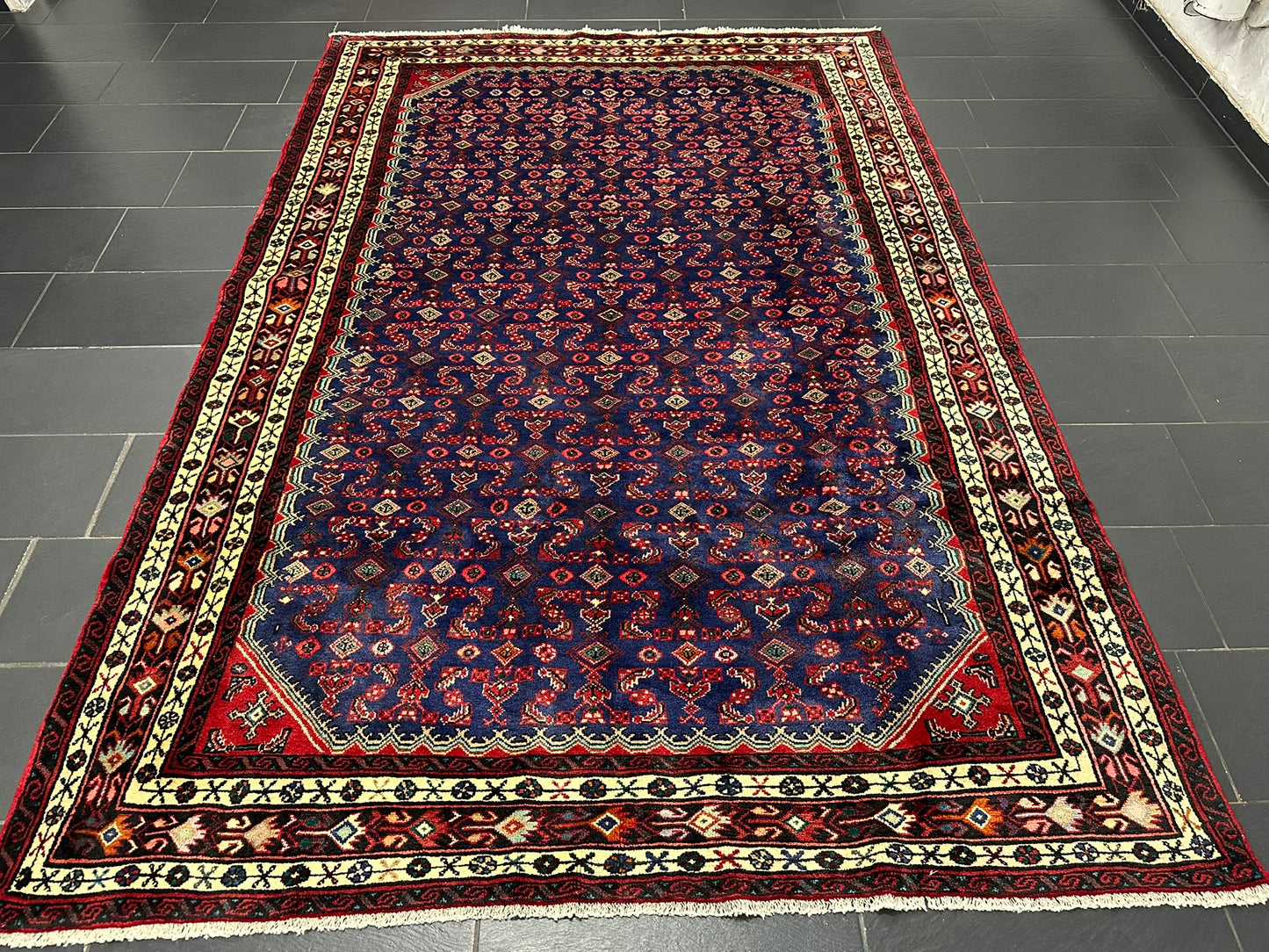 Orientteppich handgeknüpft Hamadan 308x212 cm