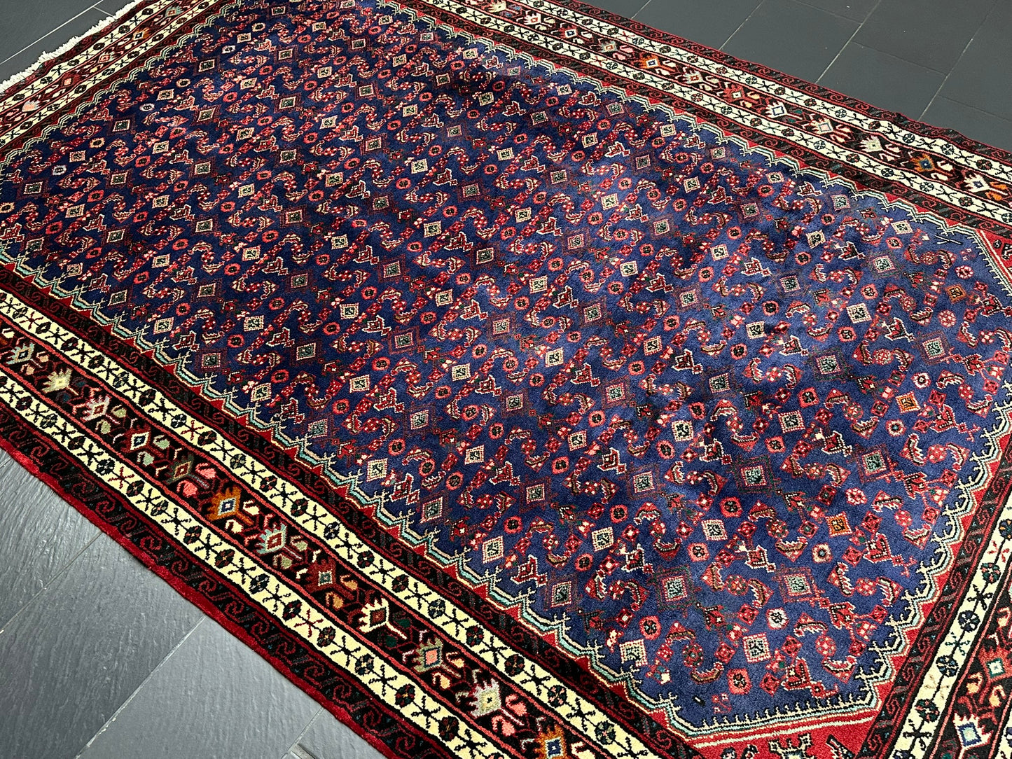Orientteppich handgeknüpft Hamadan 308x212 cm