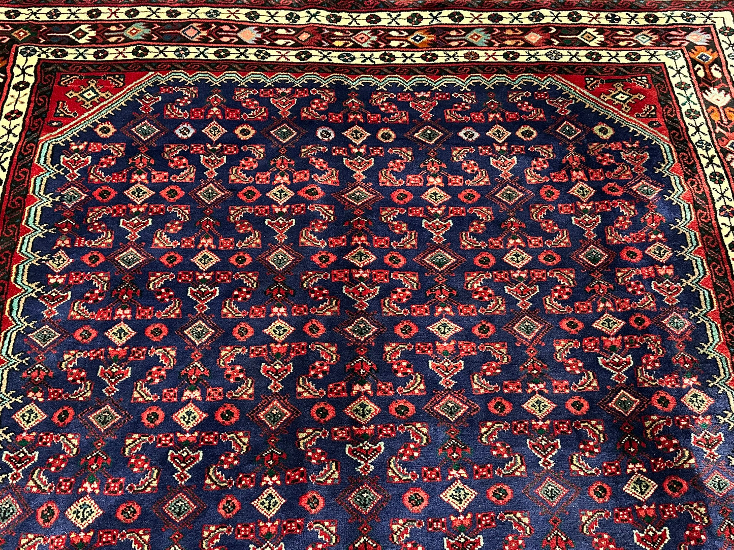 Orientteppich handgeknüpft Hamadan 308x212 cm