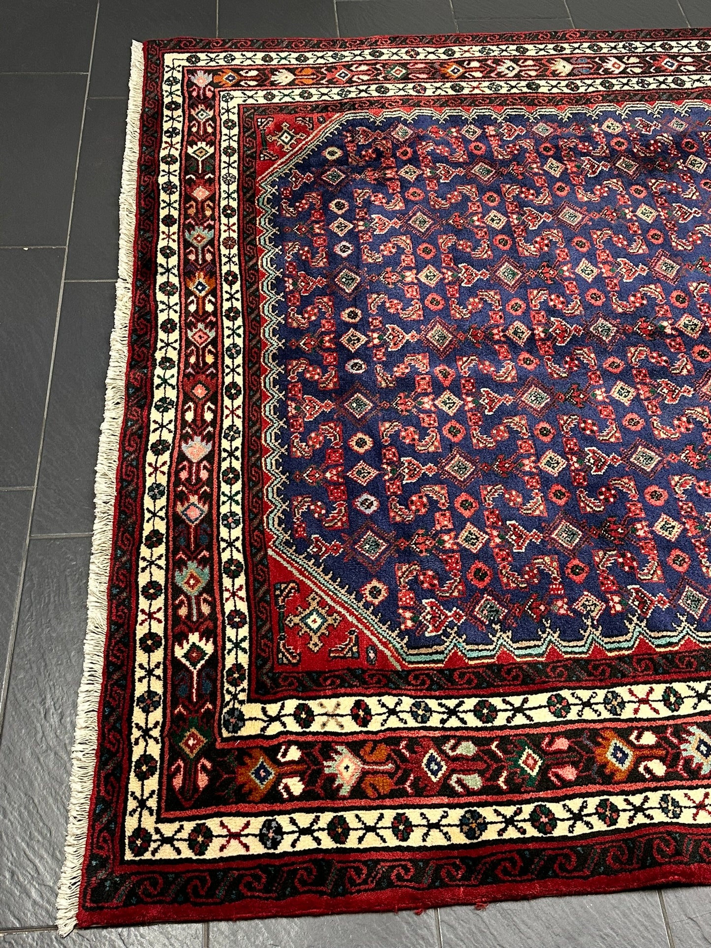 Orientteppich handgeknüpft Hamadan 308x212 cm