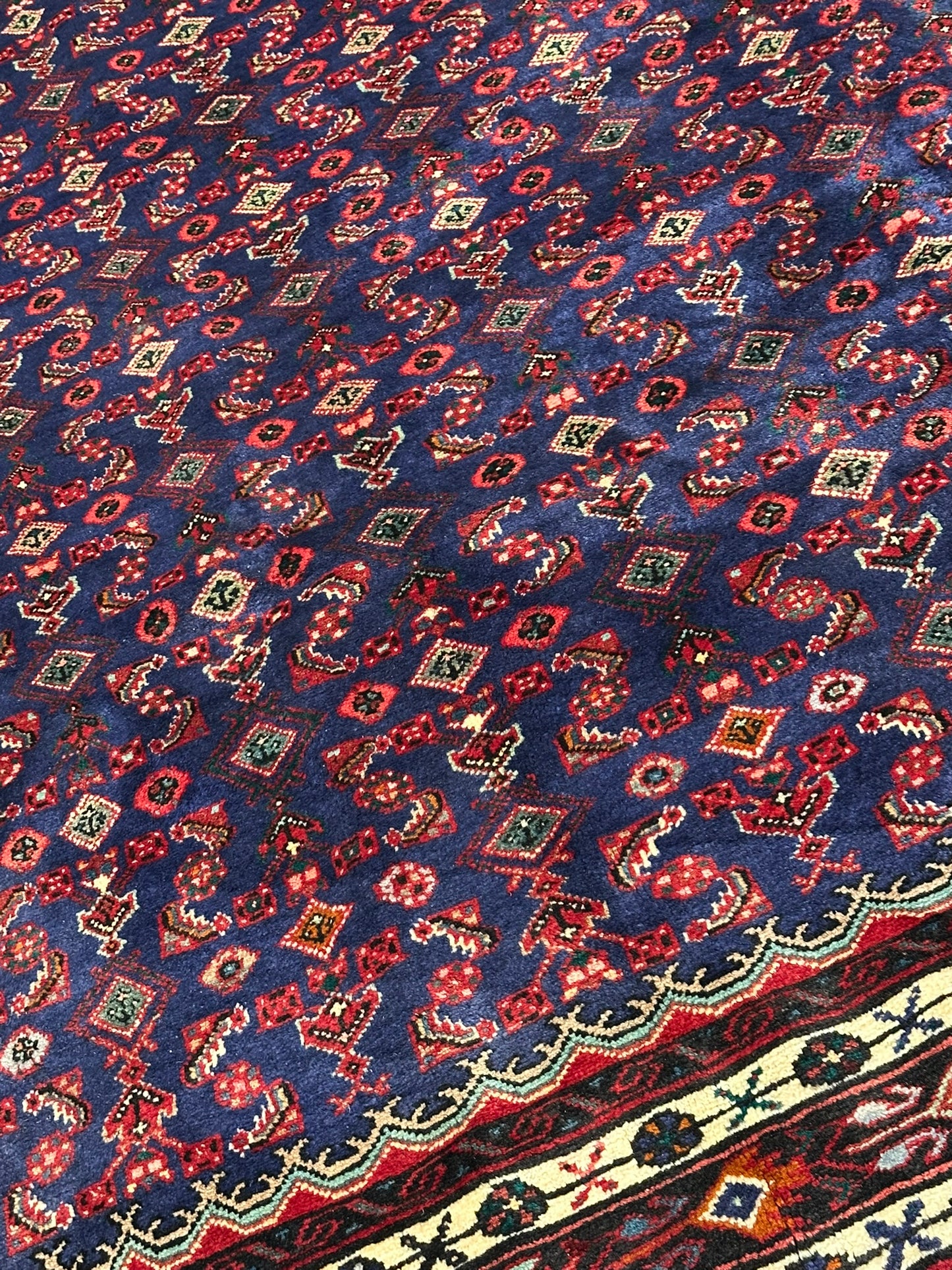 Orientteppich handgeknüpft Hamadan 308x212 cm