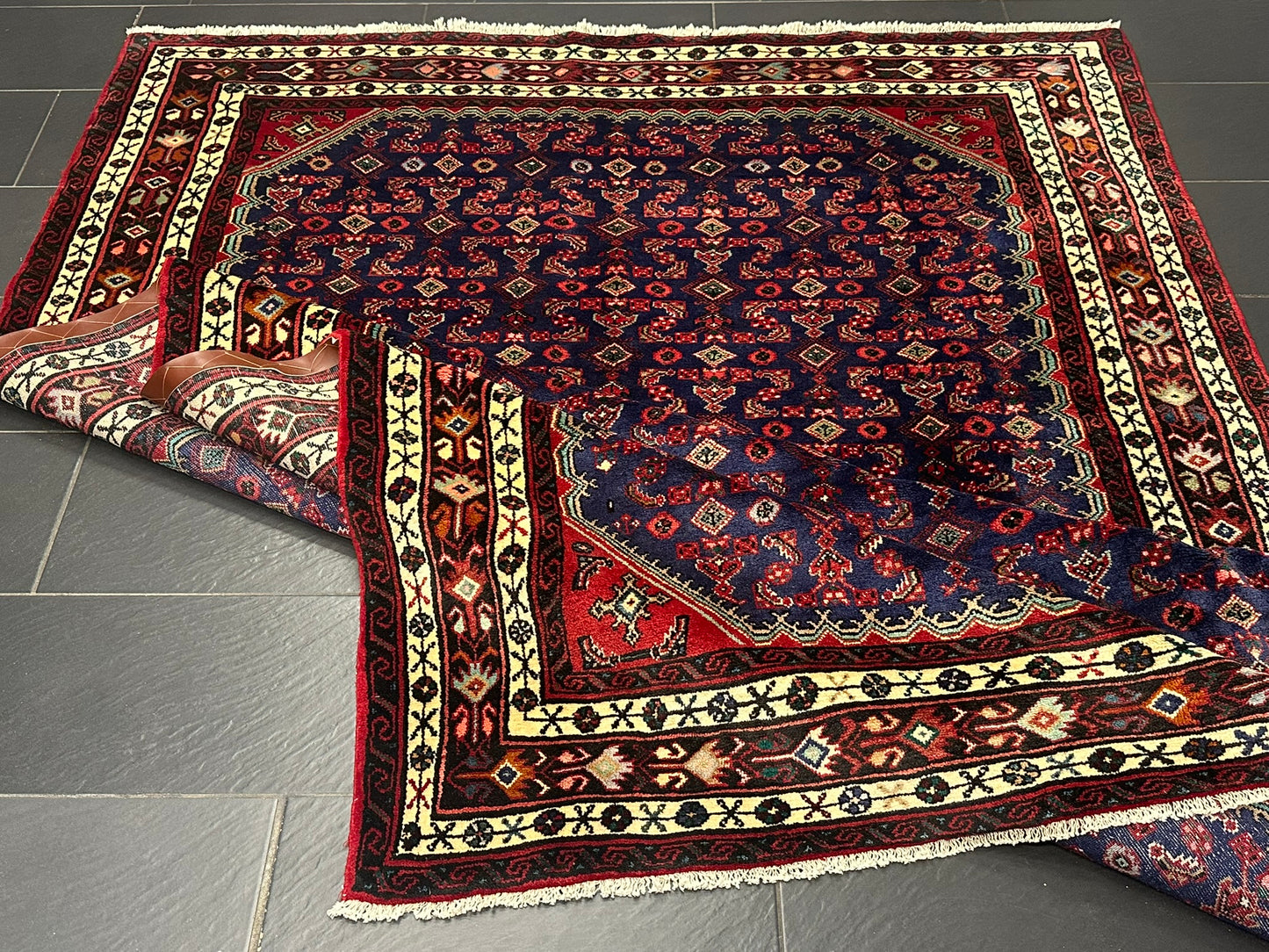 Orientteppich handgeknüpft Hamadan 308x212 cm