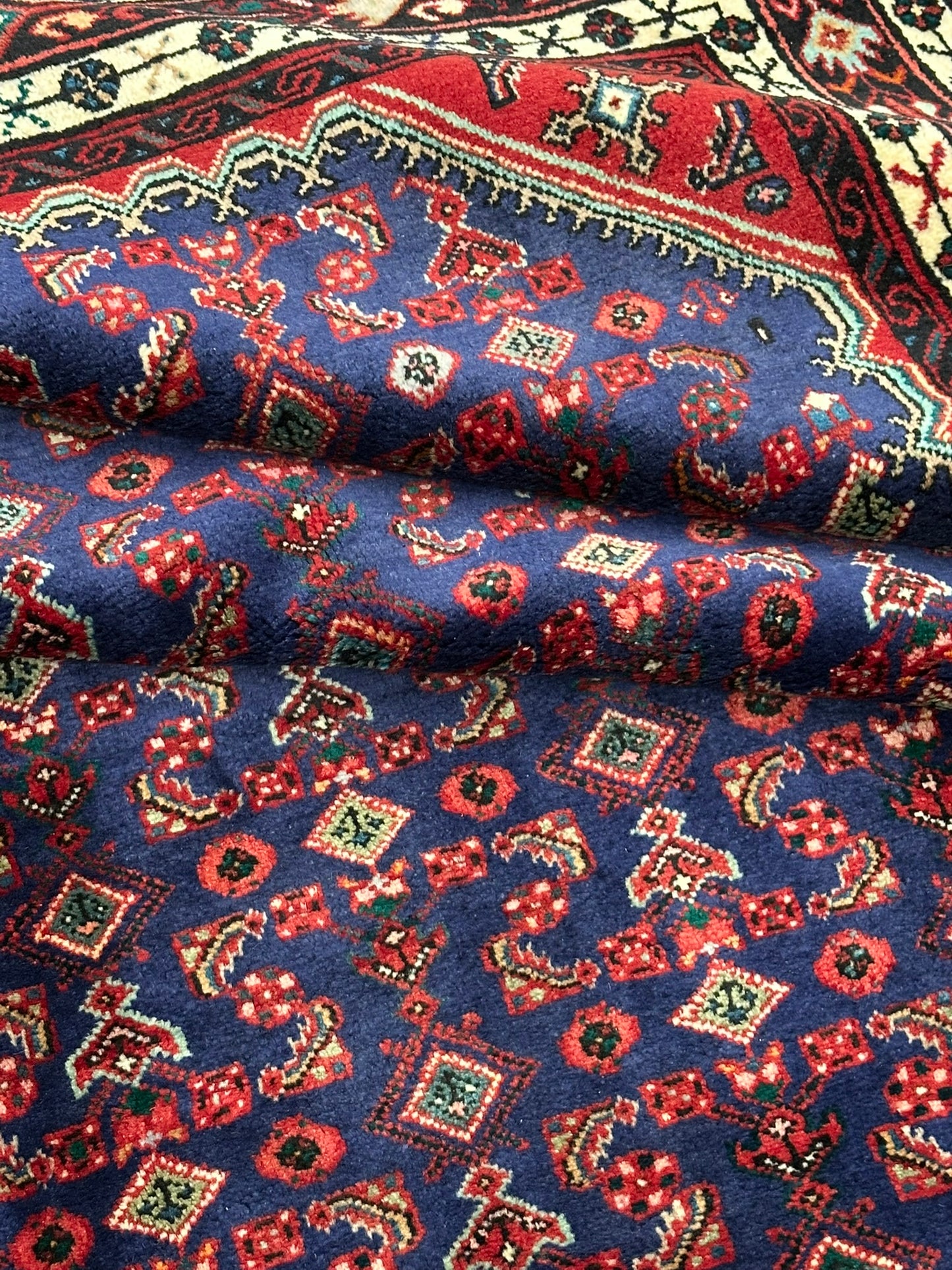 Orientteppich handgeknüpft Hamadan 308x212 cm