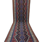 Orientteppich handgeknüpft 387x124 cm Kelim Sumack Antik