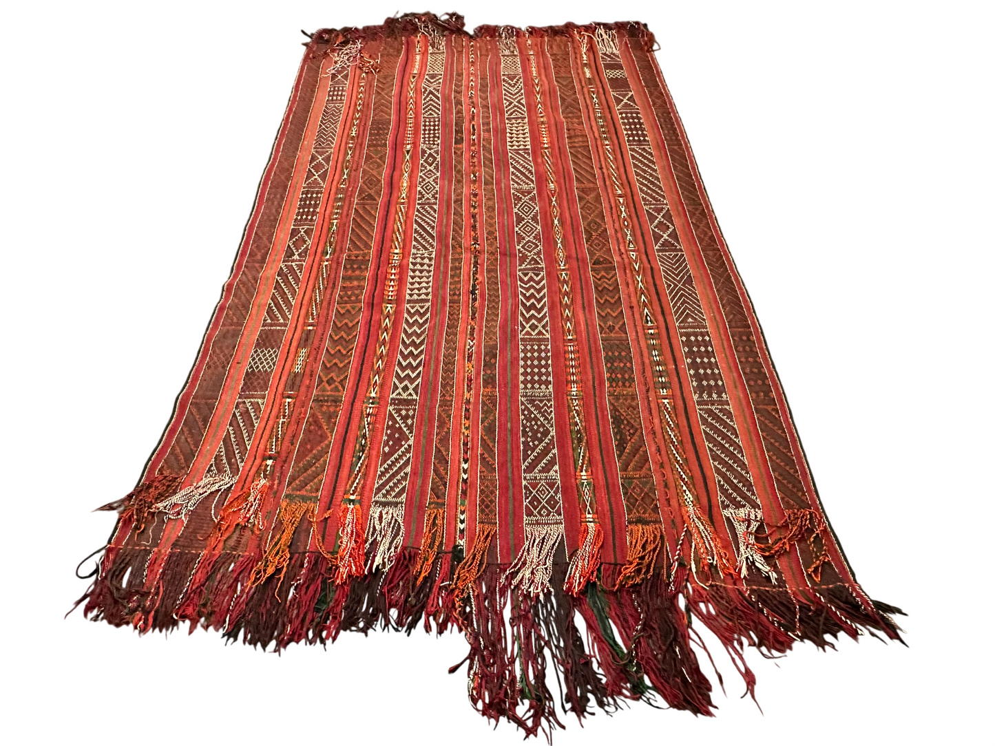 Orientteppich handgewebt Kelim Naturfarben 307x185 cm