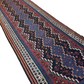 Orientteppich handgeknüpft 387x124 cm Kelim Sumack Antik