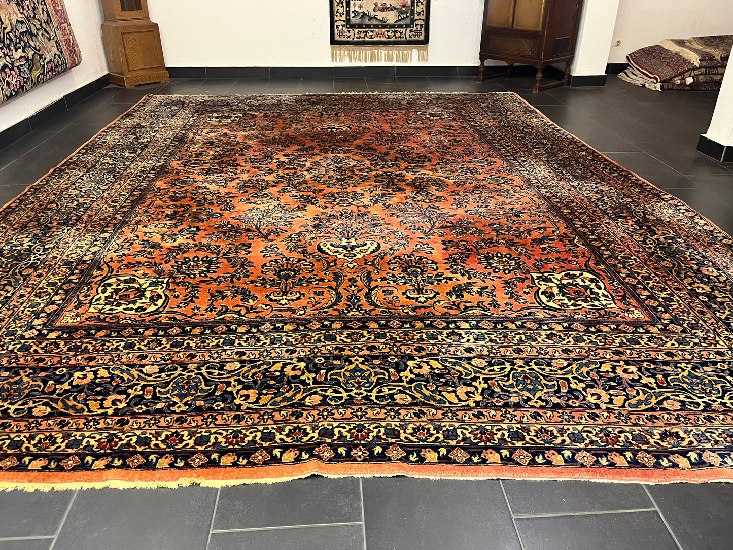 Perserteppich Orientteppich Handgeknüpfter Teppich Sarough 400x305cm