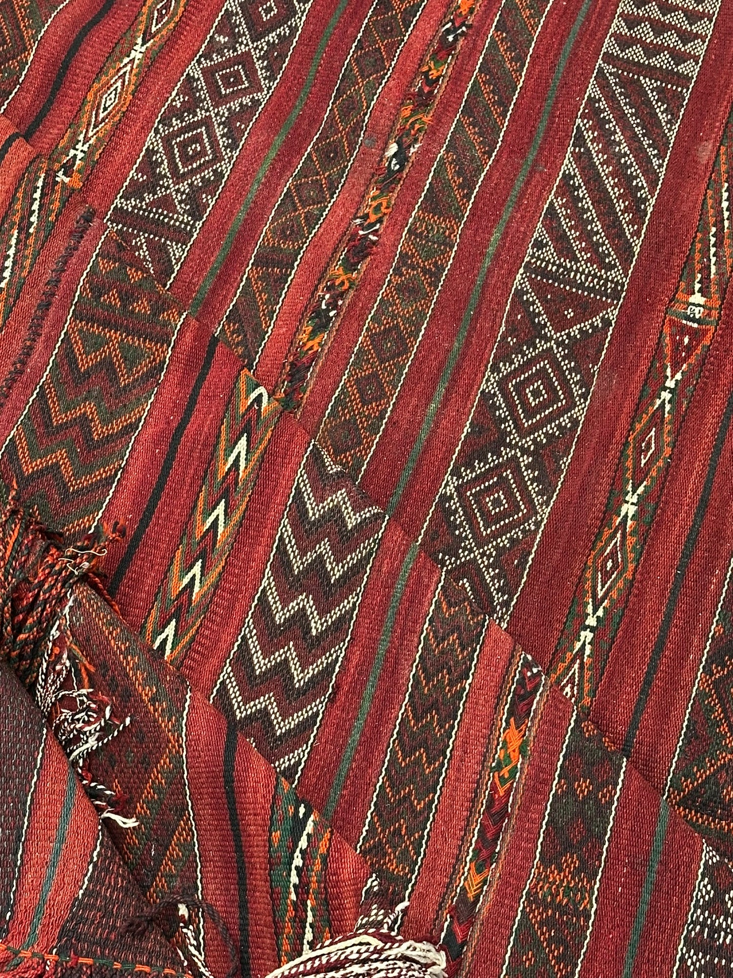 Orientteppich handgewebt Kelim Naturfarben 307x185 cm