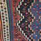 Orientteppich handgeknüpft 387x124 cm Kelim Sumack Antik