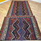 Orientteppich handgeknüpft 387x124 cm Kelim Sumack Antik