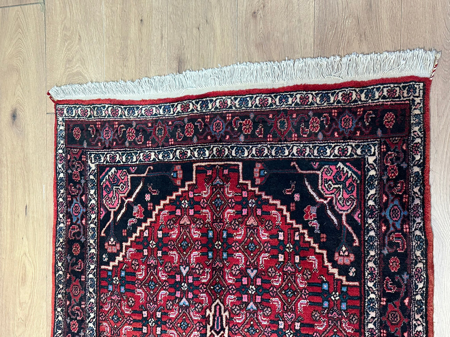 Orientteppich handgeknüpft 157x104 cm Bidjar Schurwolle