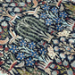 Orientteppich handgeknüpft Seide Lebensbaum Tiermotiv 126x87 cm