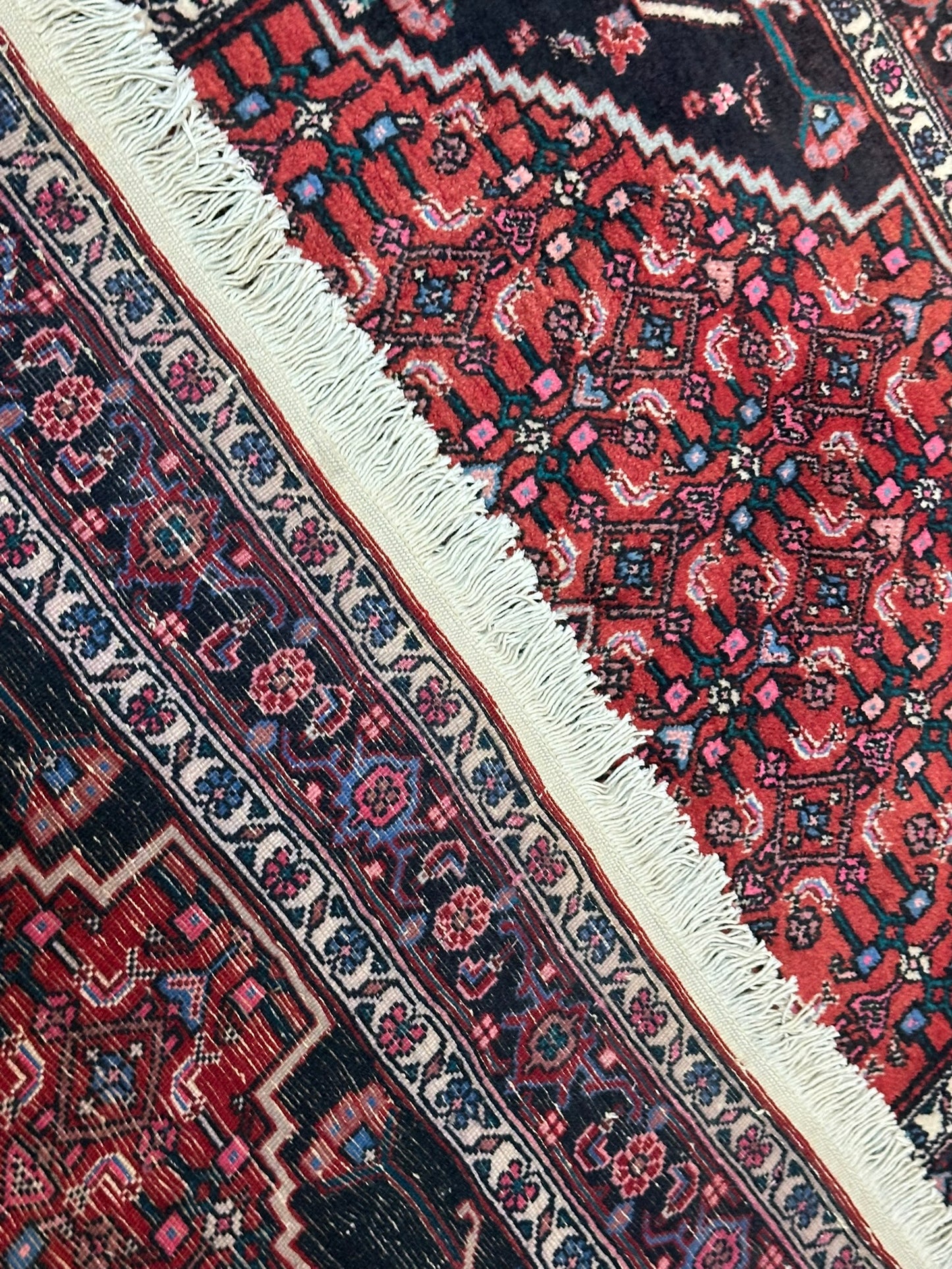 Orientteppich handgeknüpft 157x104 cm Bidjar Schurwolle