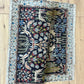 Orientteppich handgeknüpft Seide Lebensbaum Tiermotiv 126x87 cm
