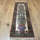 Orientteppich handgeknüpft 123x48 cm Ghom Seide