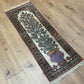 Orientteppich handgeknüpft 123x48 cm Ghom Seide