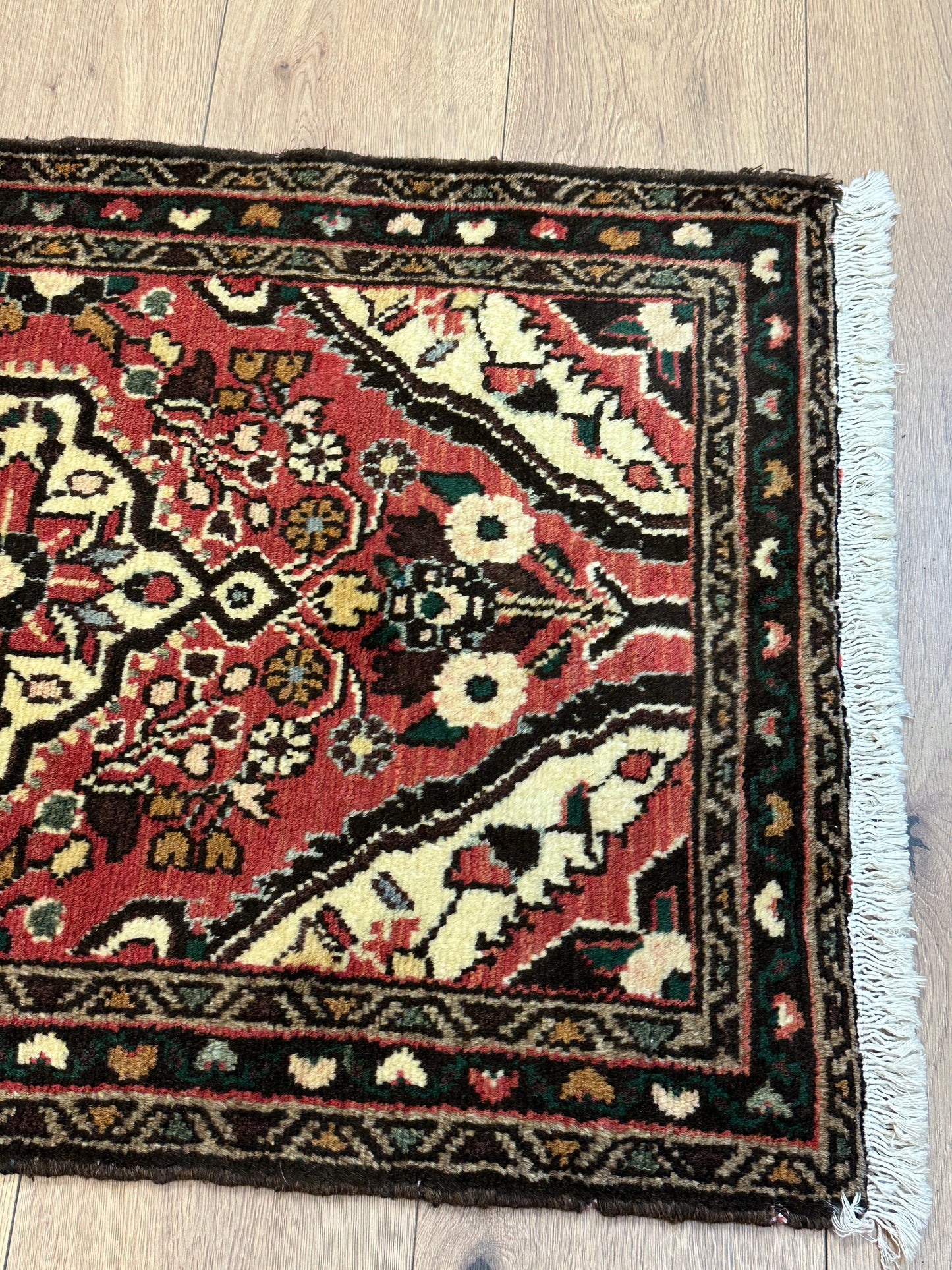 Handgeknüpfter Perser Orientteppich Malayer Jugendstil - Naturfarben 92x62 cm