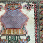 Orientteppich handgeknüpft 123x48 cm Ghom Seide