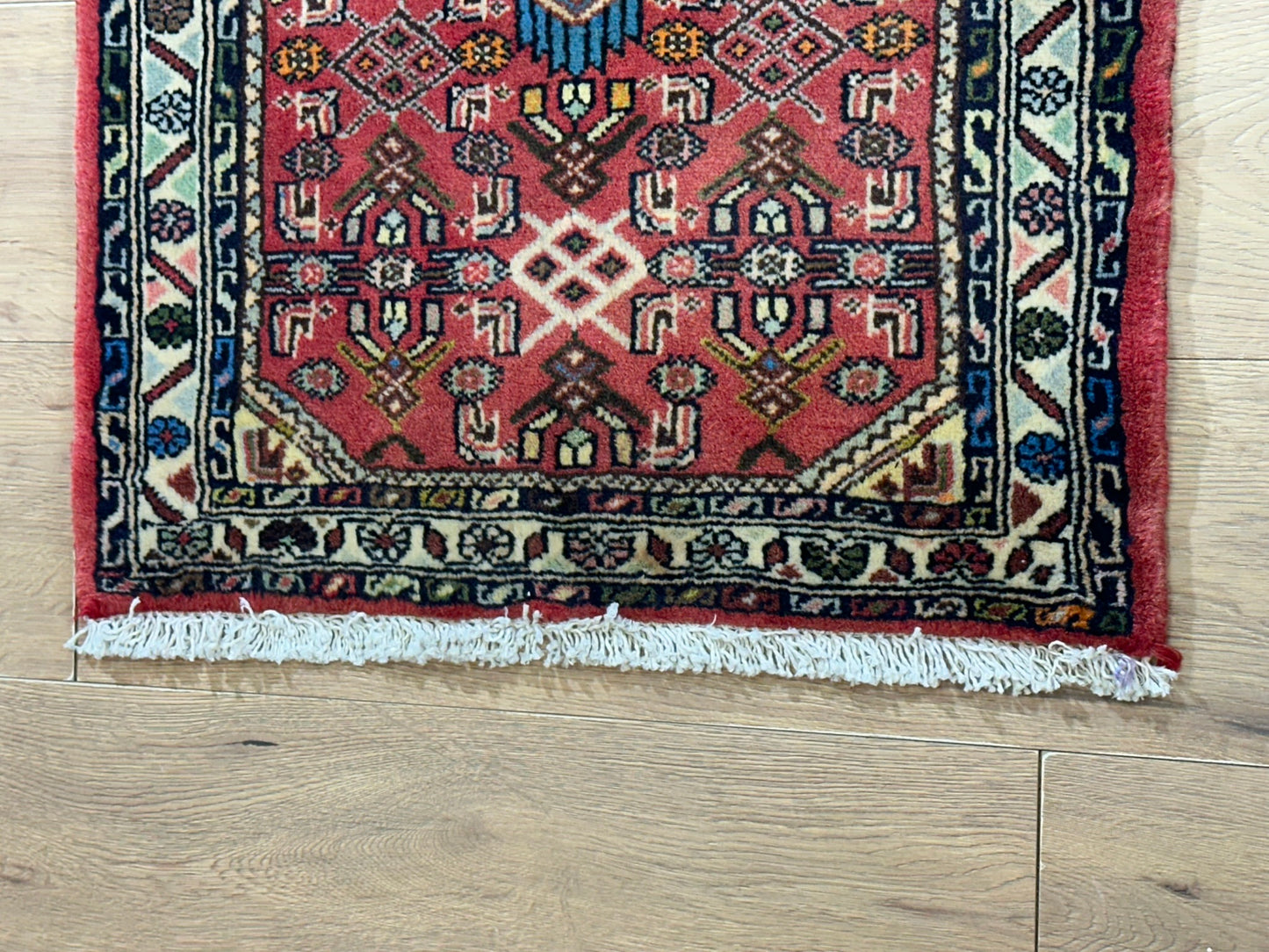 Orientteppich handgeknüpft Hamadan 90x62 cm