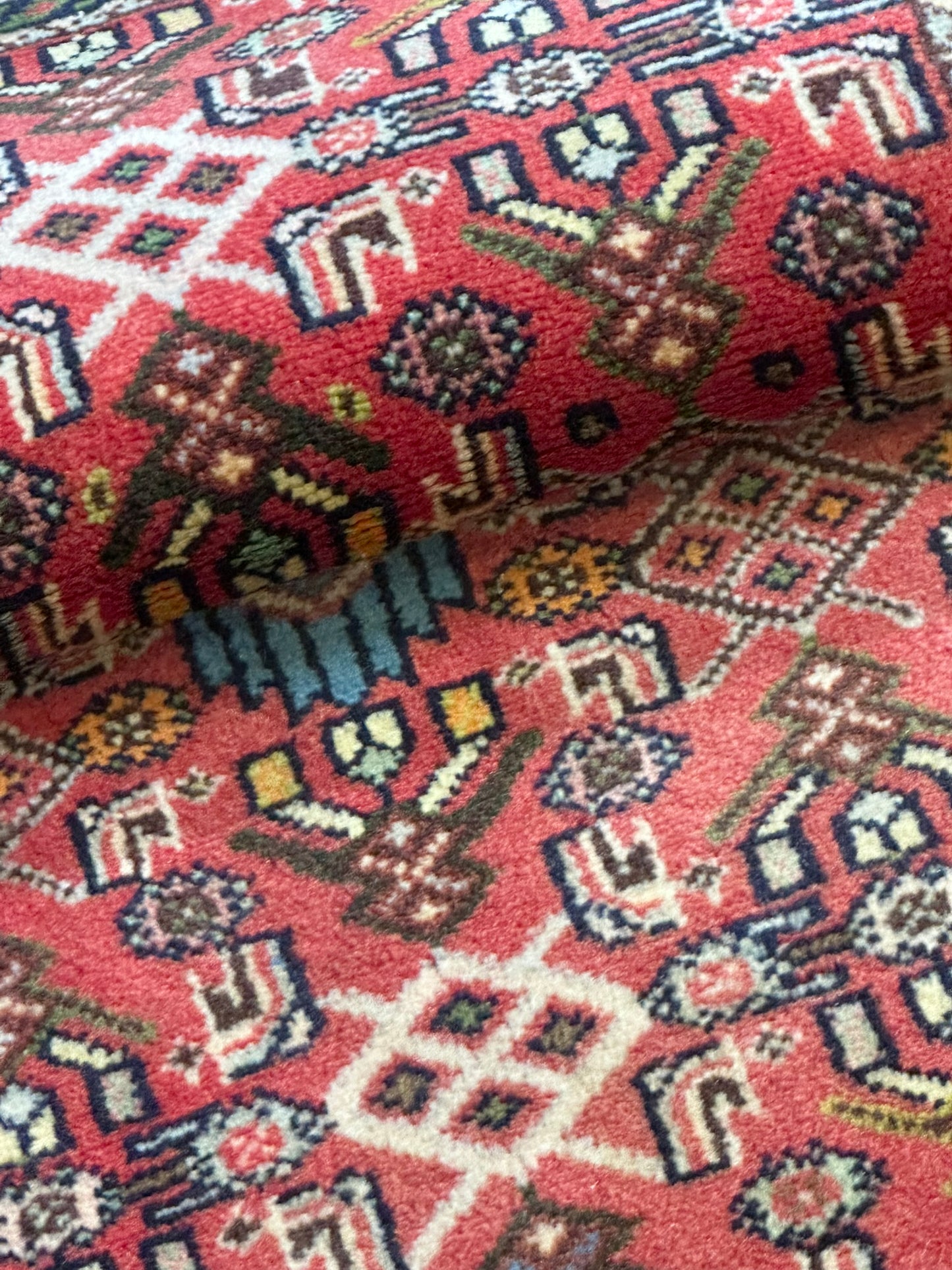 Orientteppich handgeknüpft Hamadan 90x62 cm
