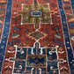 Orientteppich handgeknüpft 462x118 cm Heriz Antik