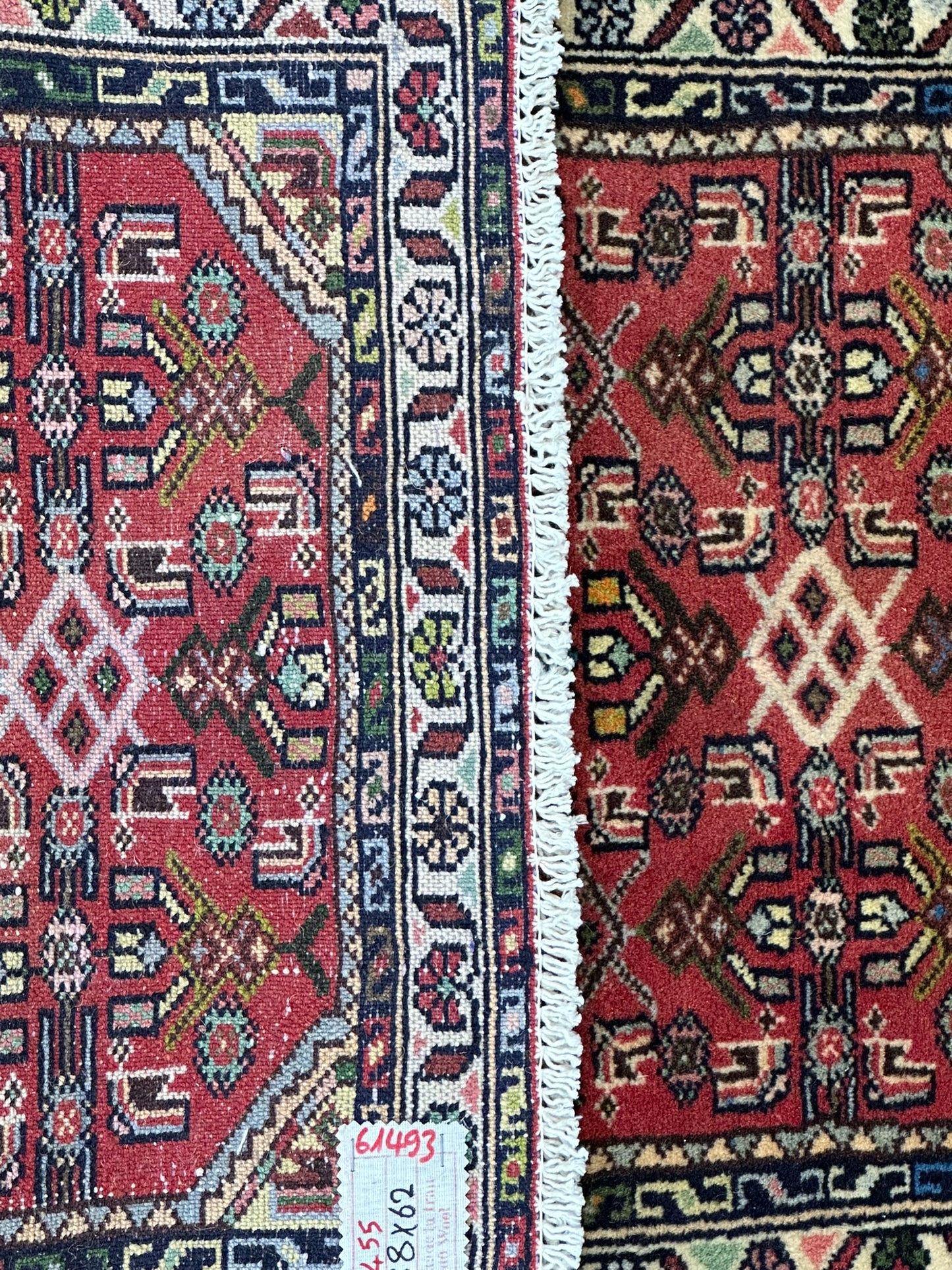Orientteppich handgeknüpft Hamadan 90x62 cm