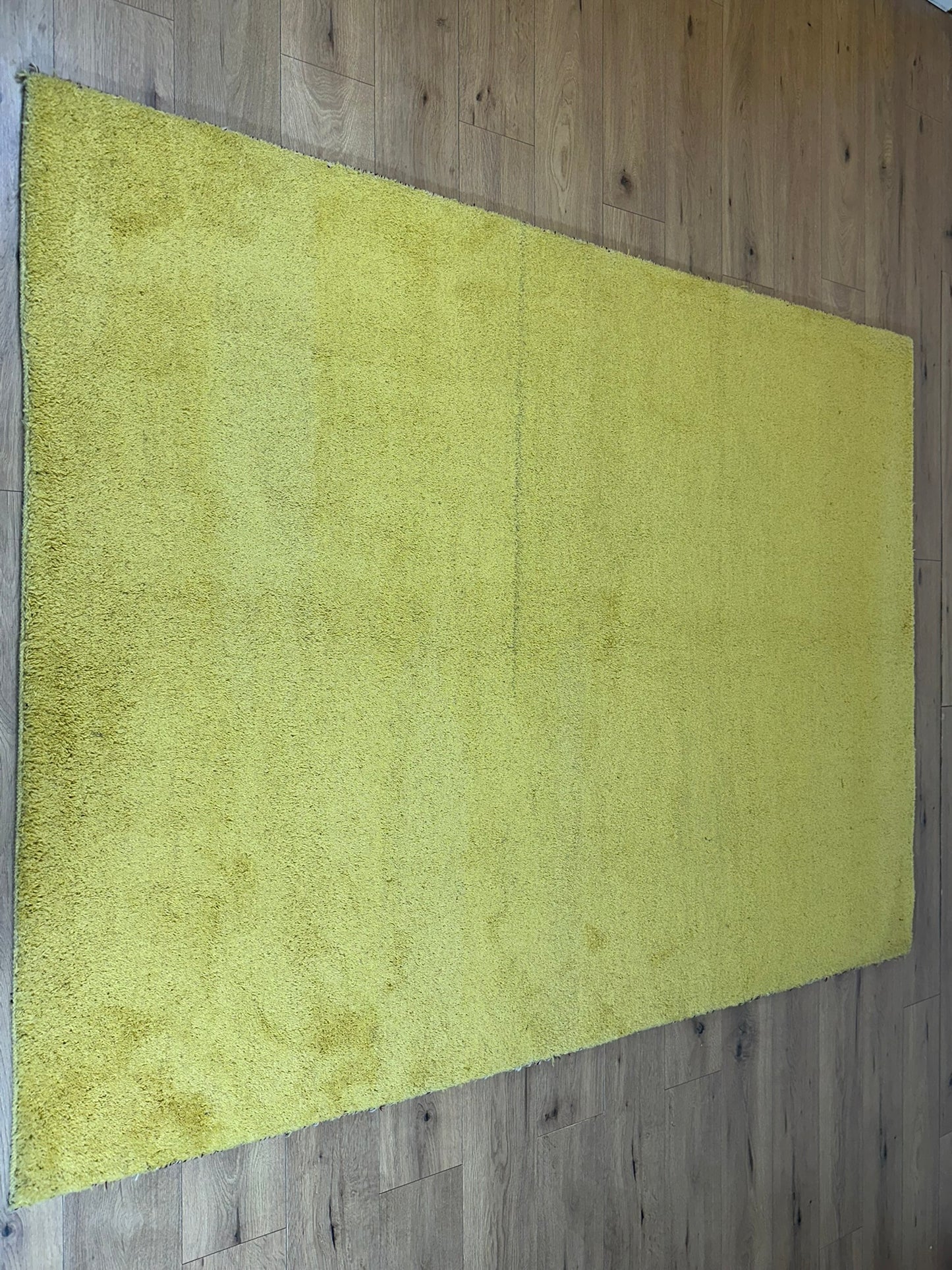 Indo Gabbeh Orientteppich handgeknüpft Gelb 240x177 cm
