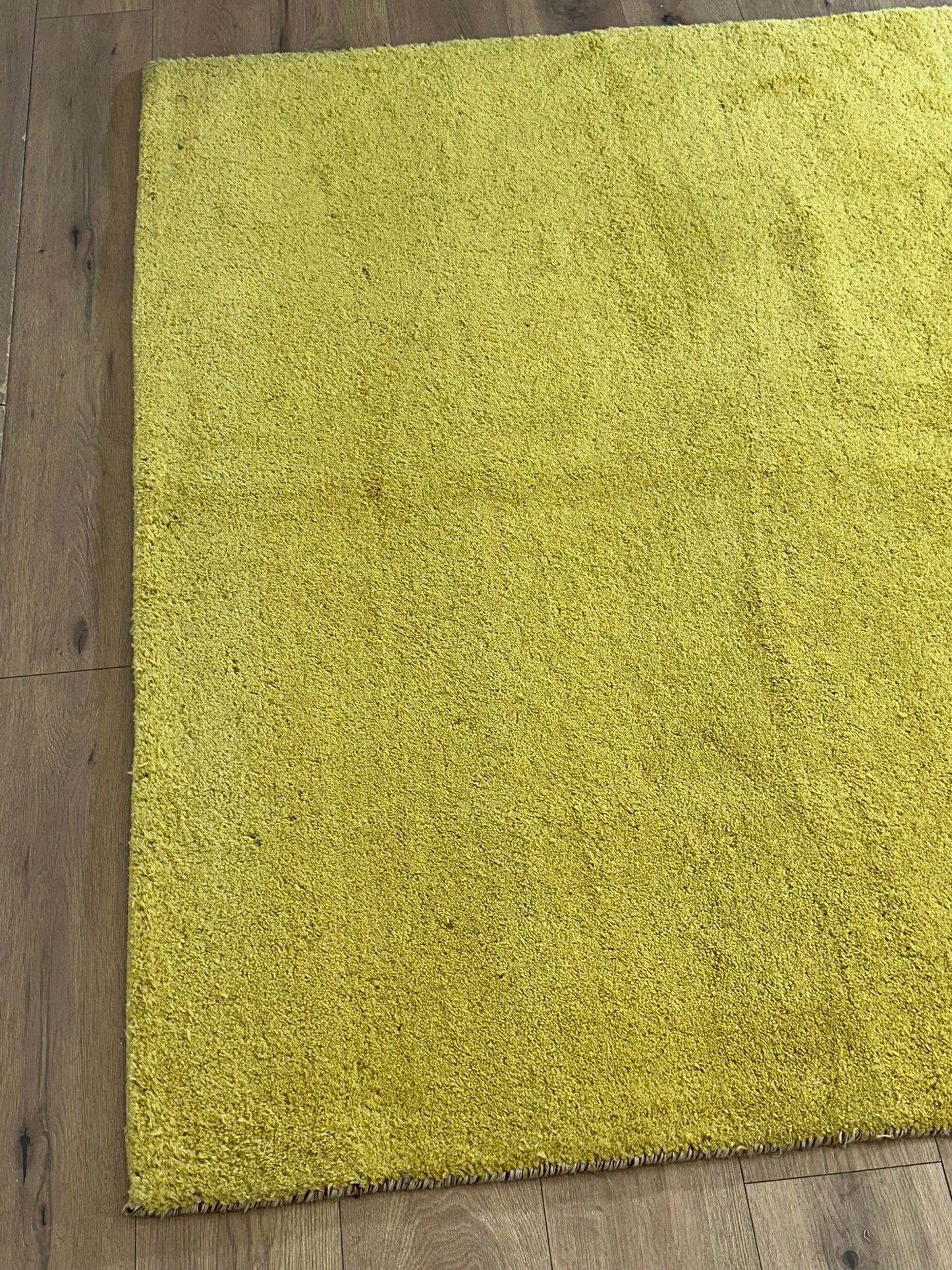 Indo Gabbeh Orientteppich handgeknüpft Gelb 240x177 cm