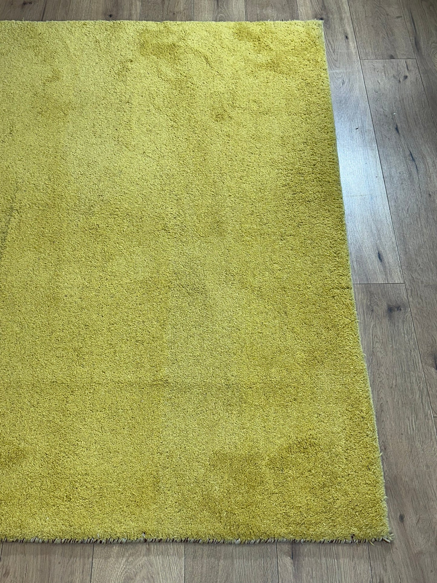 Indo Gabbeh Orientteppich handgeknüpft Gelb 240x177 cm