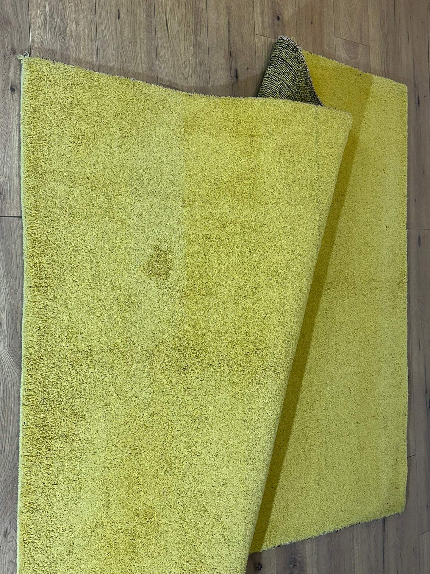 Indo Gabbeh Orientteppich handgeknüpft Gelb 240x177 cm