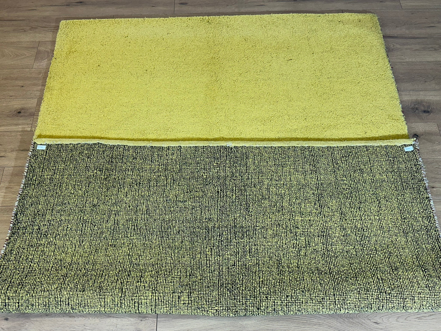 Indo Gabbeh Orientteppich handgeknüpft Gelb 240x177 cm
