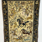 Orientteppich handgeknüpft Ghom Jagdmotiv Korkwolle Semi-Antik 213x142 cm