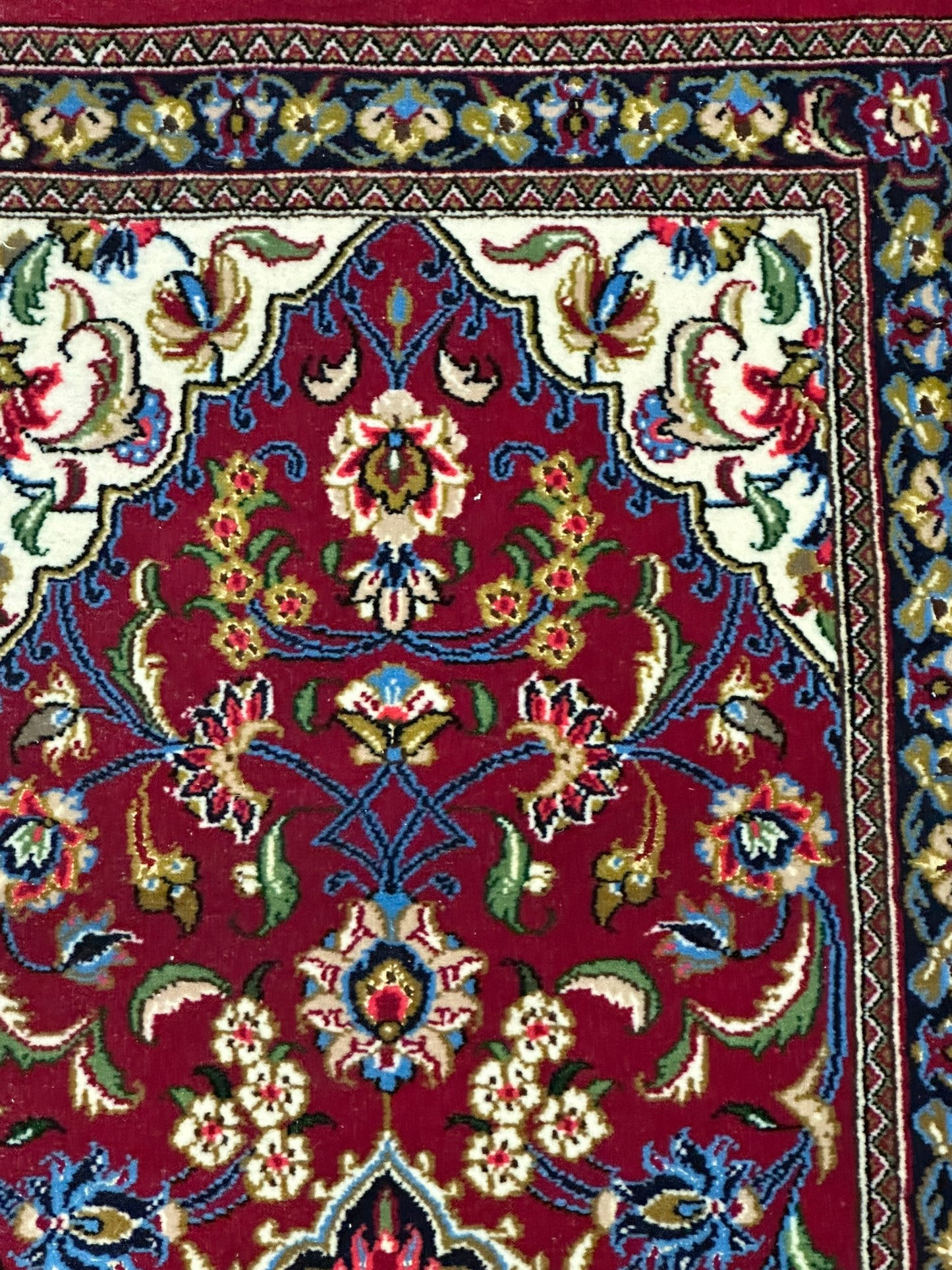 Orientteppich handgeknüpft 165x55 cm Ghom Korkwolle