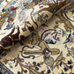 Orientteppich handgeknüpft Ghom Jagdmotiv Korkwolle Semi-Antik 213x142 cm