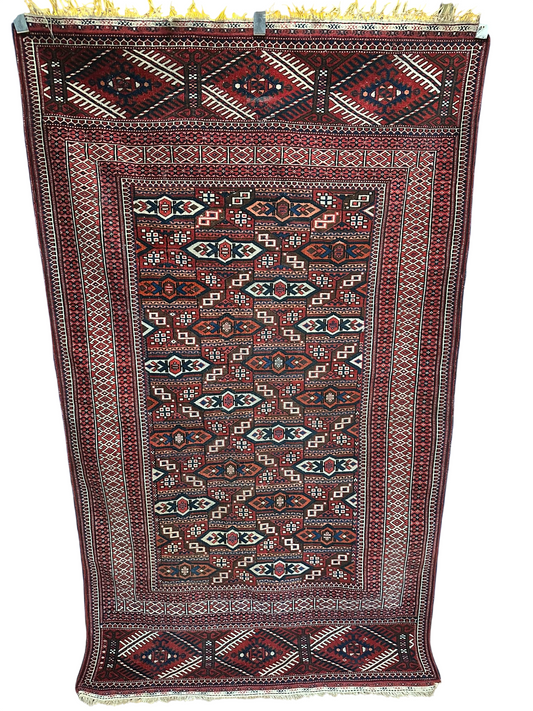 Orientteppich handgeknüpft 205x120 cm ANTIK Yomut Buchara