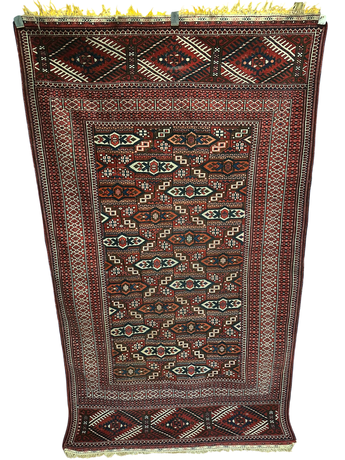Orientteppich handgeknüpft 205x120 cm ANTIK Yomut Buchara