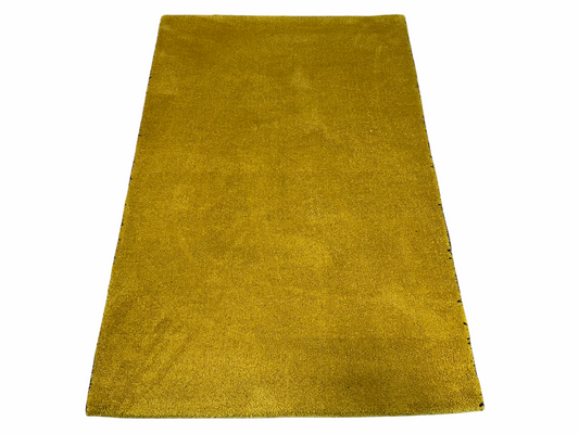 Indo Gabbeh Orientteppich handgeknüpft Gelb Modern 187x120 cm
