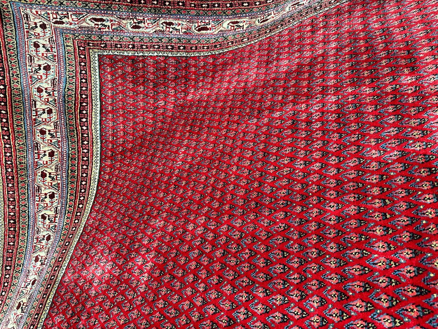 Handgeknüpfter Perser Orientteppich - Sarough Mir Royal not 375x275 cm