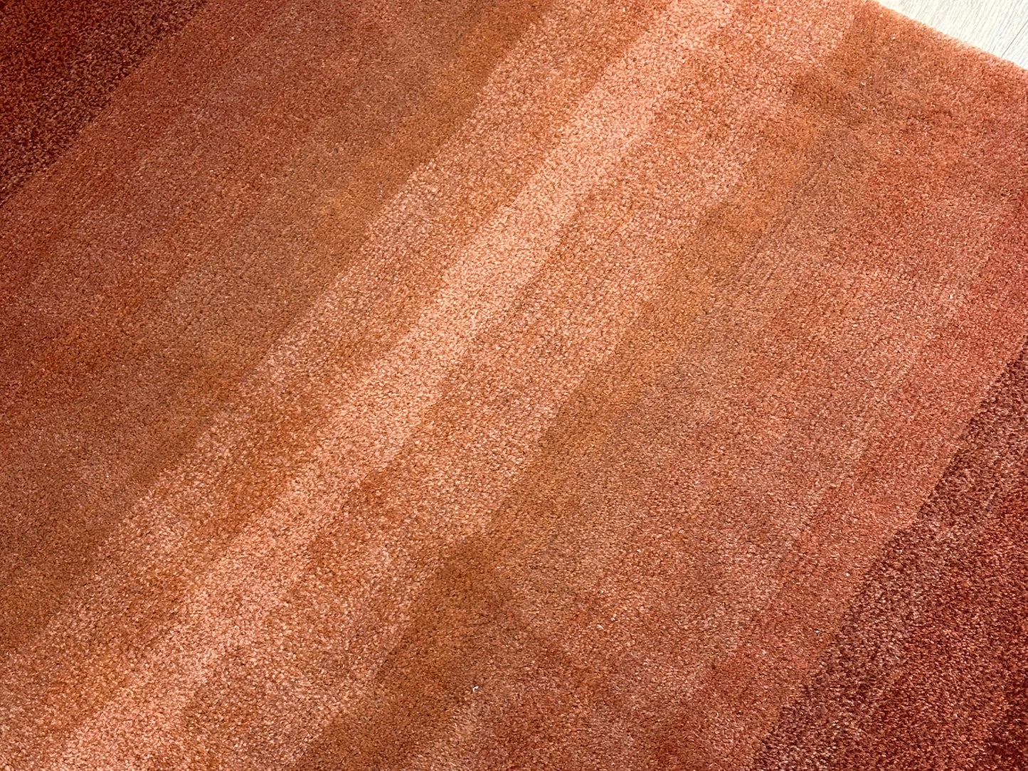 Indo Gabbeh Orientteppich handgeknüpft Terracotta Modern 156x90 cm