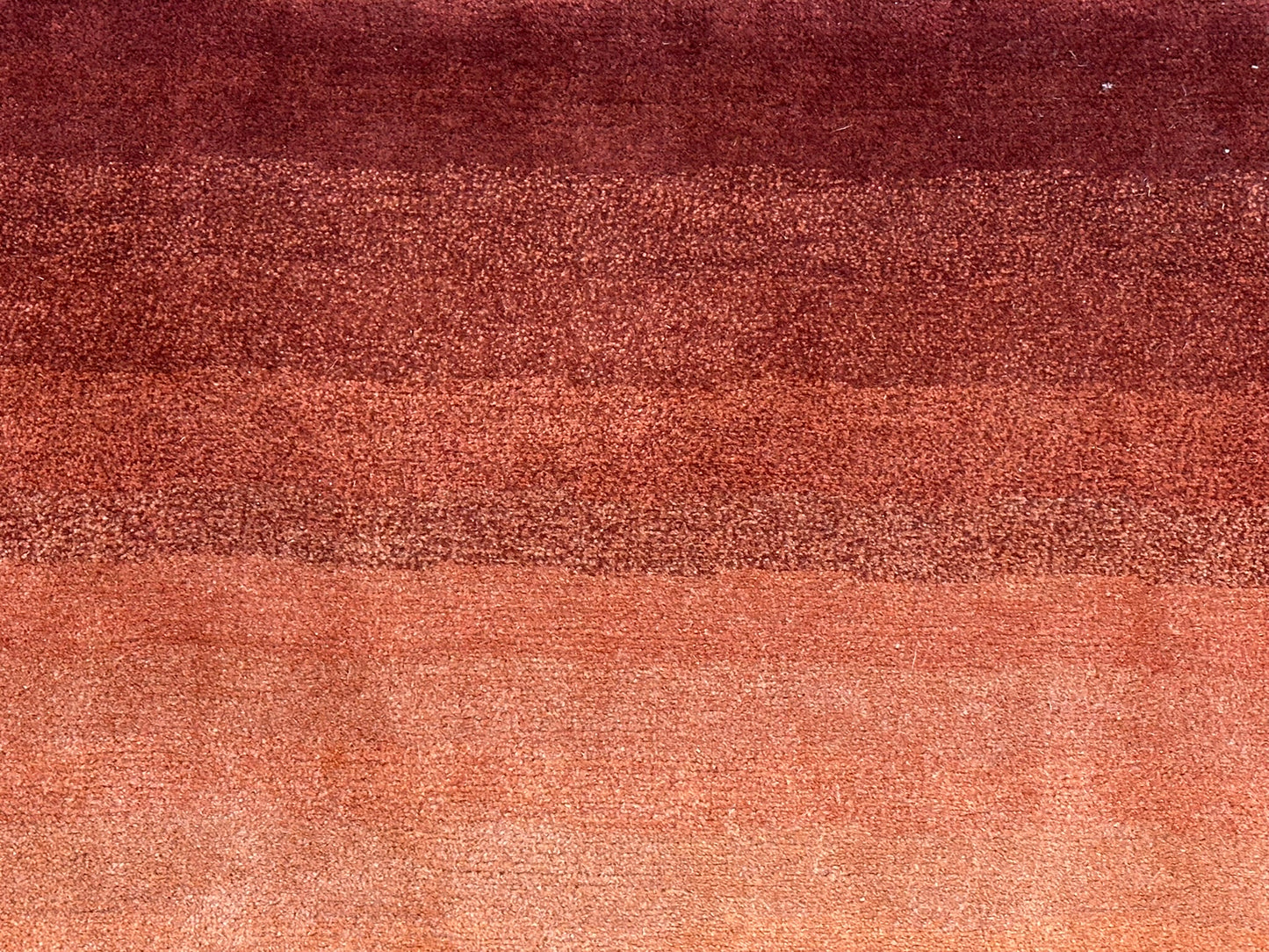 Indo Gabbeh Orientteppich handgeknüpft Terracotta Modern 156x90 cm