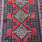 Orientteppich handgeknüpft 263x93 cm Senneh Bidjar Läufer
