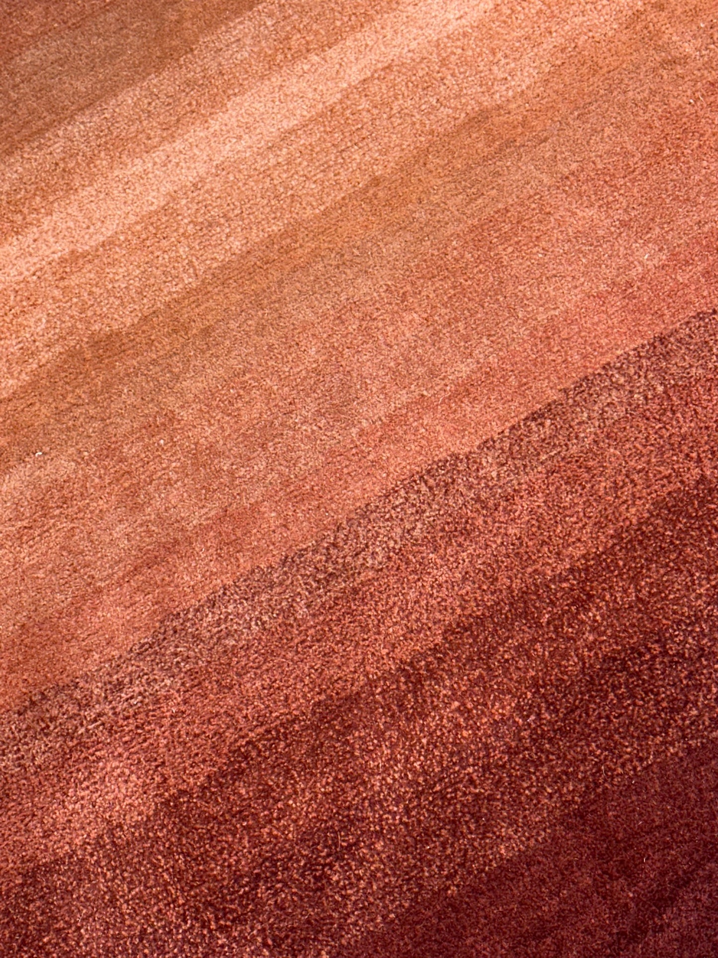 Indo Gabbeh Orientteppich handgeknüpft Terracotta Modern 156x90 cm