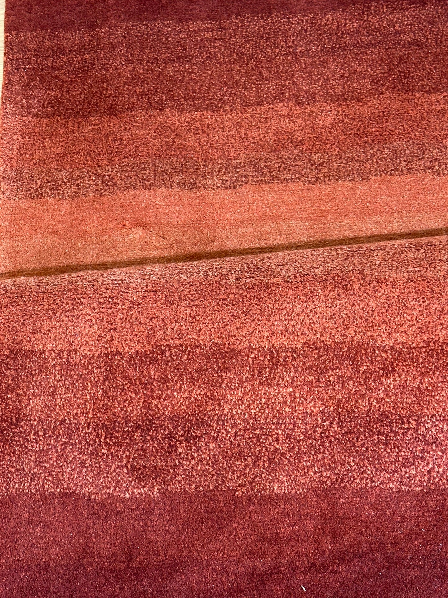 Indo Gabbeh Orientteppich handgeknüpft Terracotta Modern 156x90 cm