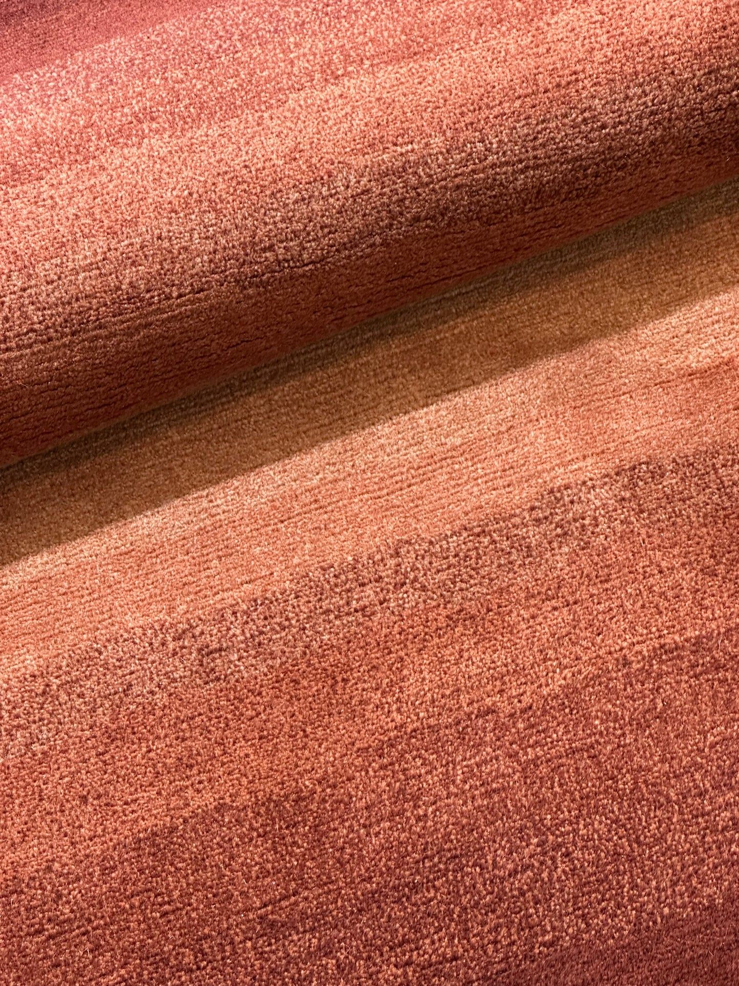 Indo Gabbeh Orientteppich handgeknüpft Terracotta Modern 156x90 cm